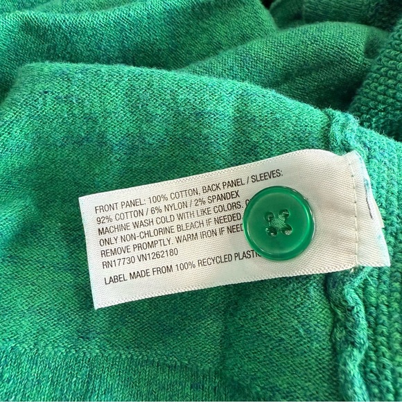 Women’s Merona Green Cardigan Size Large - Picture 6 of 9